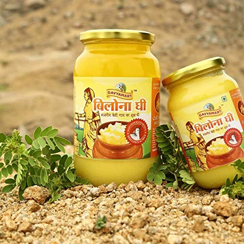 Pure Organic Bilona Ghee By Gavyamart | Rich In Healthy Fat Nutrients Desi Cow Ghee Perfect For Calcium | 2 Litre (1 Litr * 2) 67.6 Ounce | Jar Pack - Image 2
