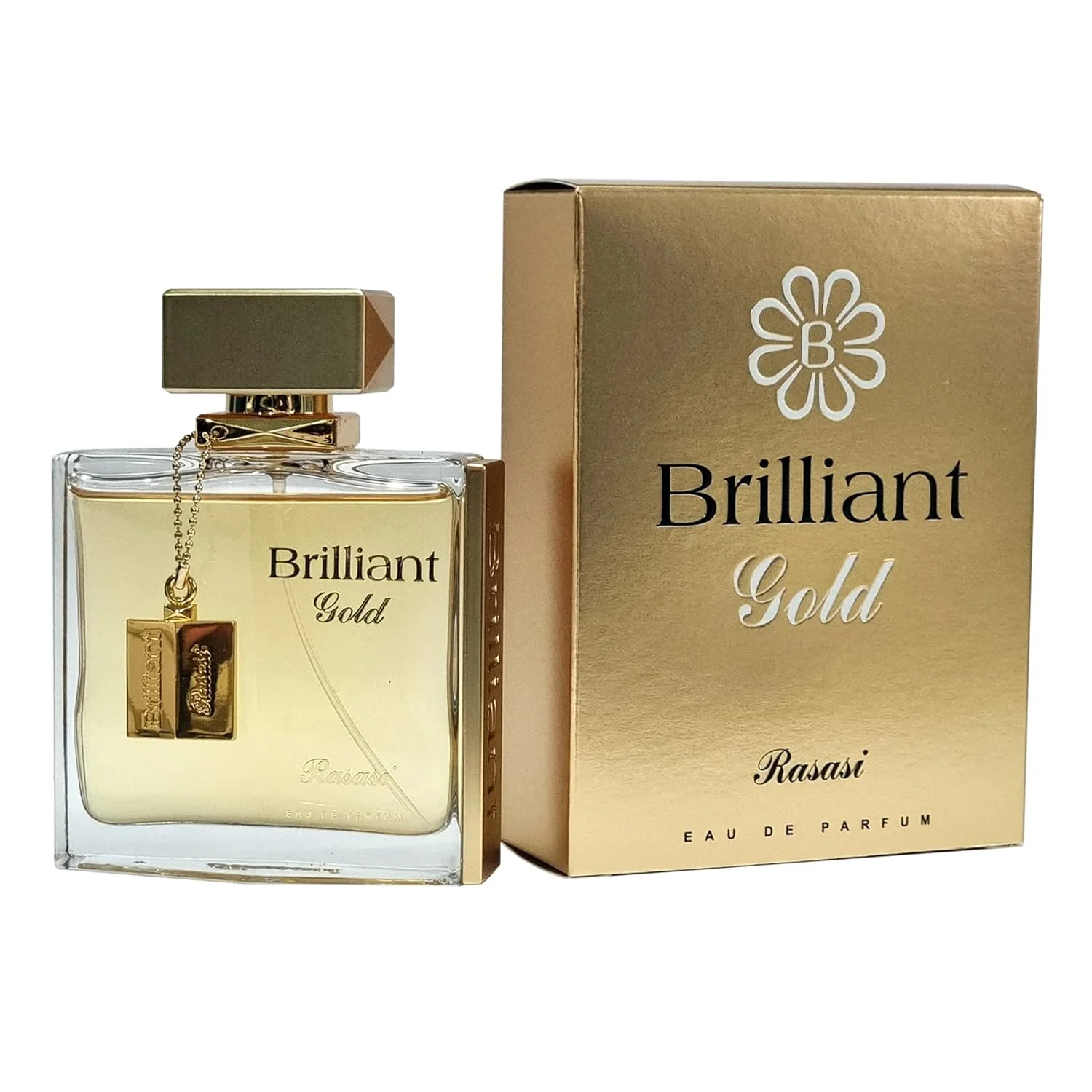 Rasasi Brilliant Gold Eau De Parfum 100ml 3.4 Fl.oz. Unisex Fragrance | Long Lasting - Image 2