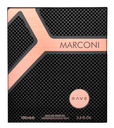 Rave Marconi Eau De Parfum 100ml 3.4 Fl.oz. Unisex Fragrance | Long Lasting | Party Wear - Image 3