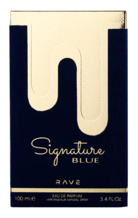 Rave Signature Blue Eau De Parfum 100ml 3.4 Fl.oz. Unisex Luxury Fragrance | Long Lasting - Image 3
