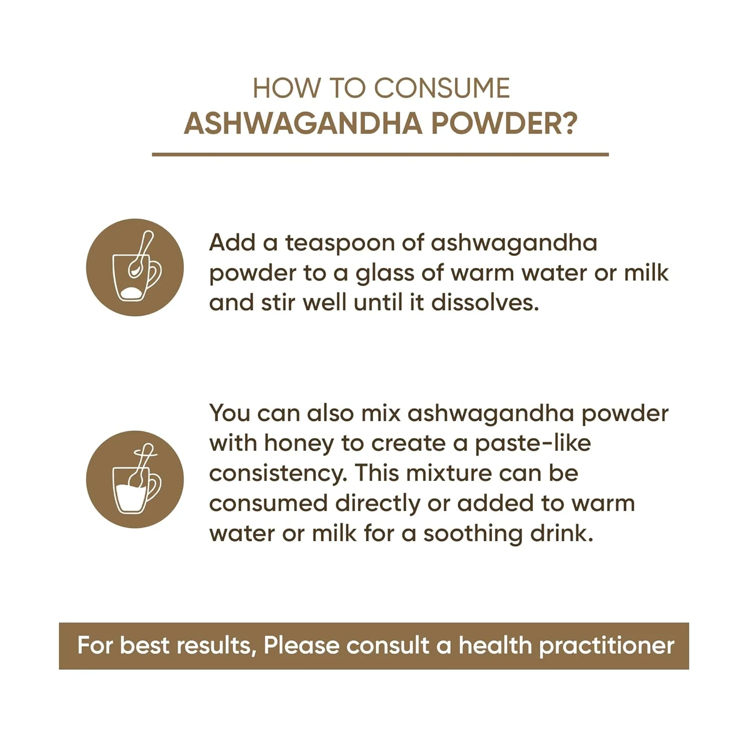 Retroveda Oraganic Ashwagandha Powder Helps Fight Anxiety & Stress Helps Boost Strength, Stamina & Energy 100% Pure & Natural | 500gm 1.1lbs - Image 4