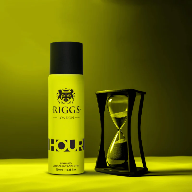 Riggs London Hour Perfumed Deodorant Body Spray 250ml 8.4 Fl.oz. Unisex Fragrance | Daily Wear - Image 2