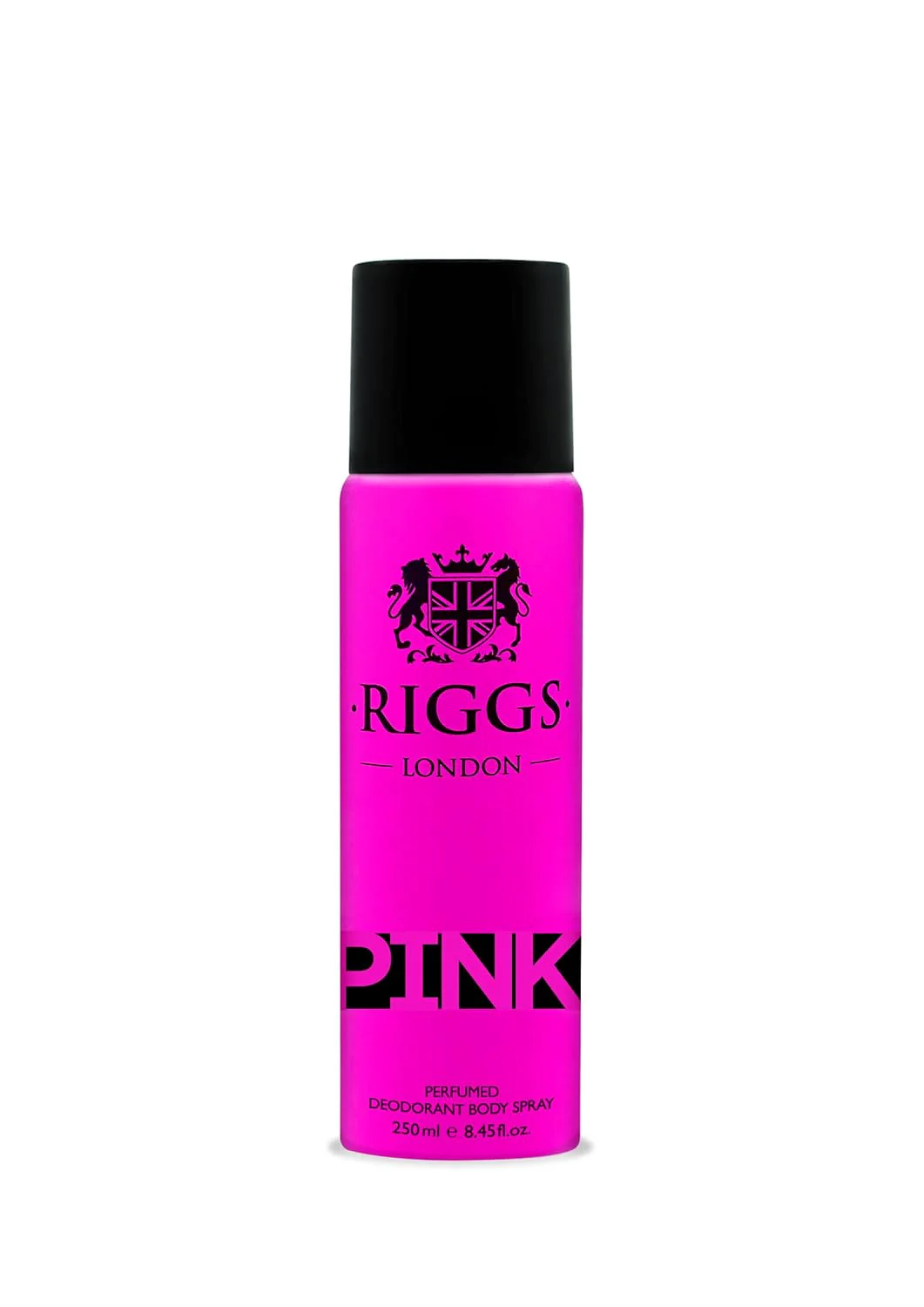 Riggs London Pink Perfumed Deodorant Body Spray 250ml 8.4 Fl.oz. Unisex Fragrance | Long Lasting - Image 3