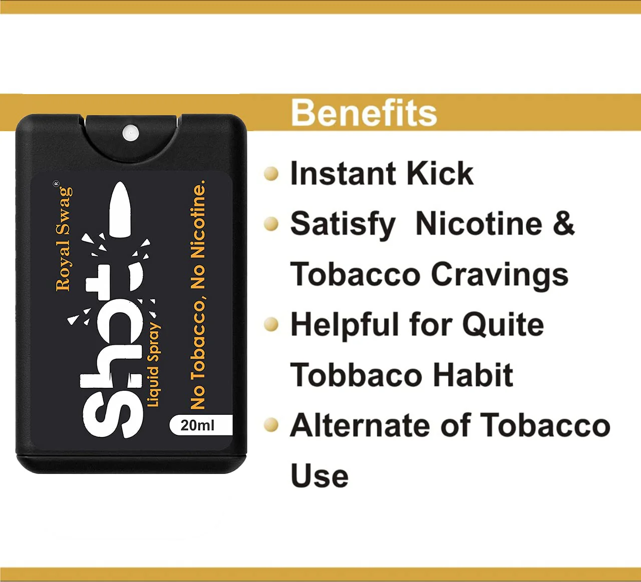 Royal Swag Ayurvedic & Herbal Cigarette Regular Flavour 50 Sticks With 20ml Shot - Smoking Cessasion | - Image 5