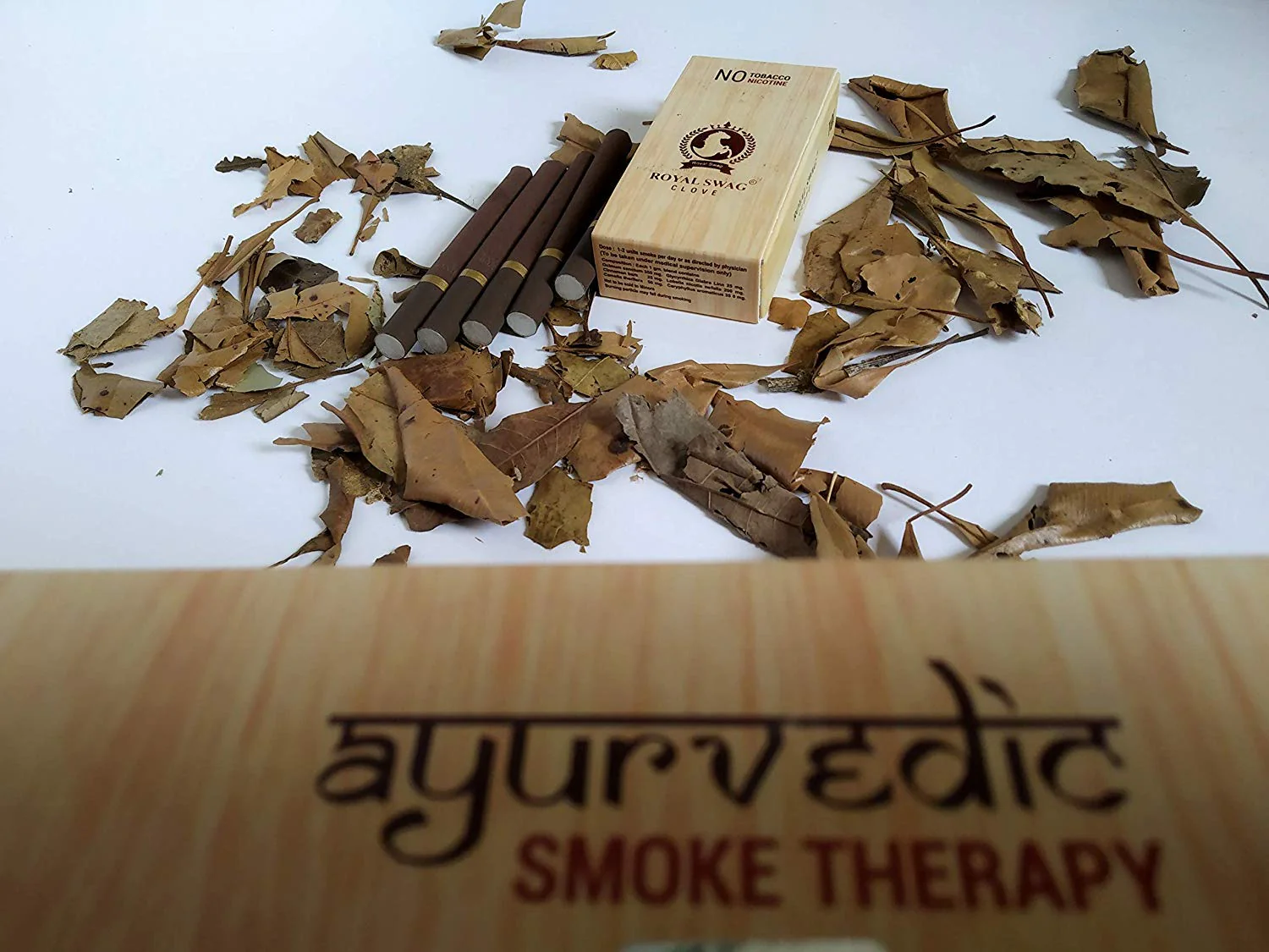 Royal Swag Herbal Cigarette, No Nicotine & No Tobacco (Pack Of 10, Clove) - Image 4
