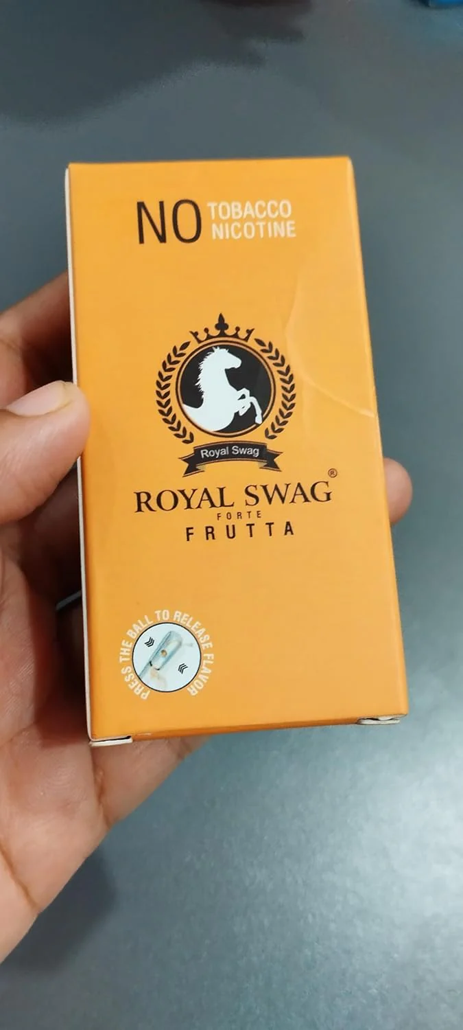 Royal Swag Nicotine And Tobacco Free Ayurvedic Cigarette Combo - 30 Stick With Shot (Frutta, Clove & Mint- Each 10 Stick, Shot - 1) - Image 5