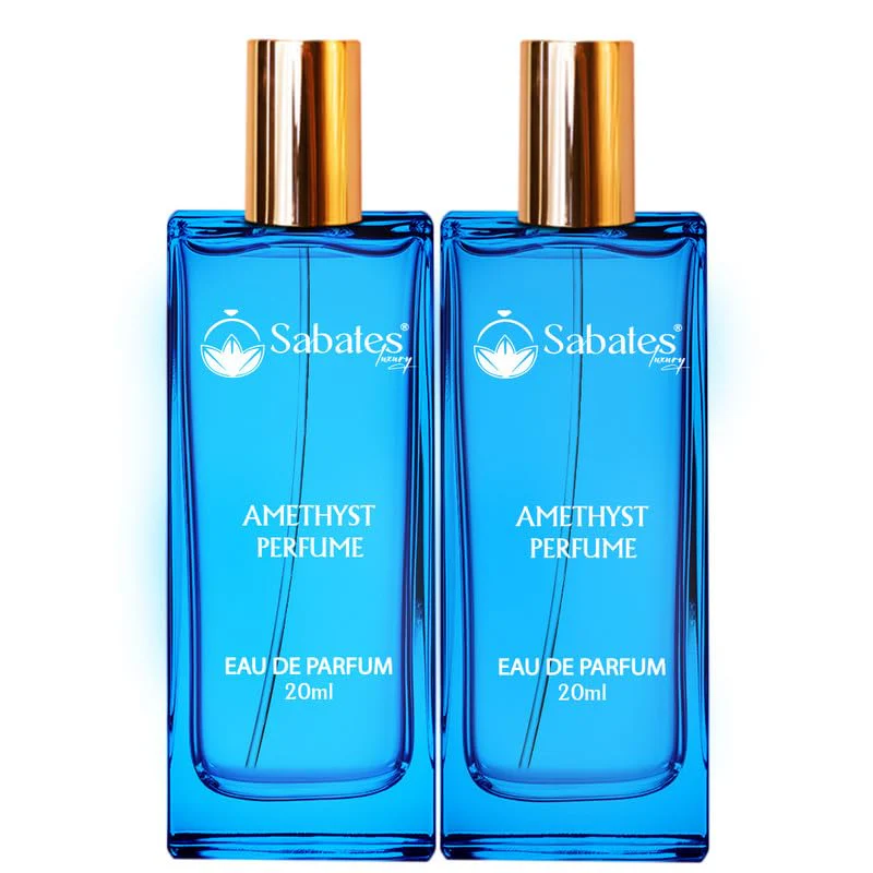 Sabates Amethyst Eau De Parfum Each 20ml 0.6 Fl.oz. Combo Of 2 | Blend Of Masculine Fragrances For Men & Women - Image 2
