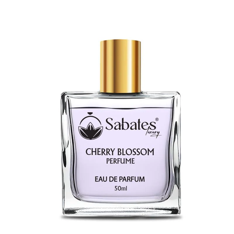 Sabates Cherry Blossom Eau De Parfum 50ml 1.6 Fl.oz. | Long Lasting Beachy Fragrance For Women - Image 2