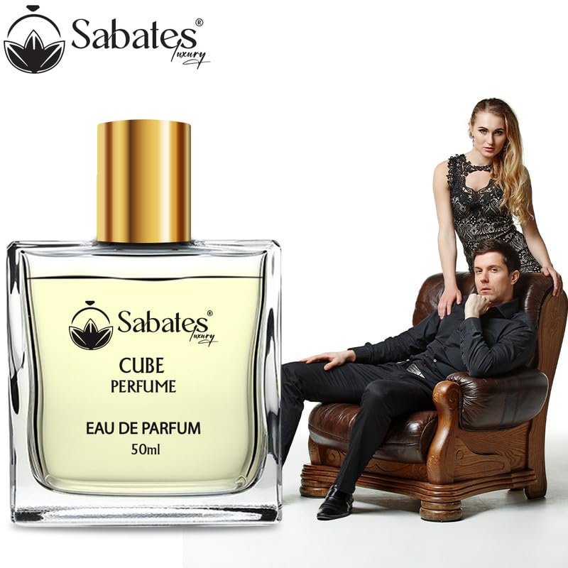 Sabates Cube Eau De Parfum 50ml 1.6 Fl.oz. | Frgrance Like Royalty & Long Lasting | For Unisex - Image 3