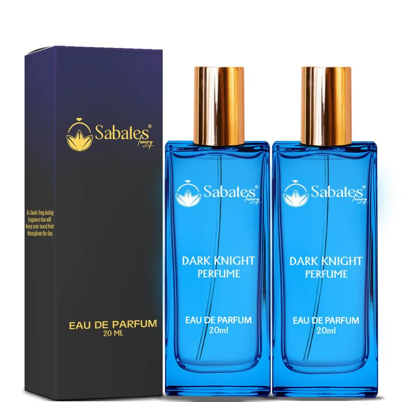 Sabates Dark Knight Eau De Parfum Each 20ml 0.6 Fl.oz. Combo Of 2 | Instant Freshness, Anytime / Anywhere | For Men - Image 2