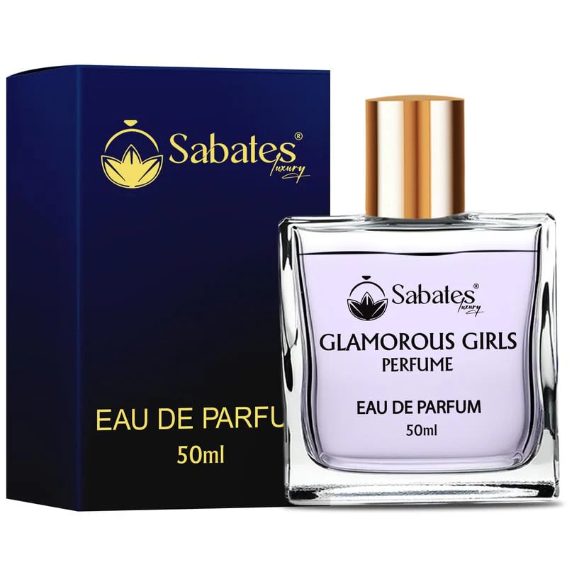 Sabates Glamorous Girls Eau De Parfum 50ml 1.6 Fl.oz. | Long Lasting Fragrance Gift For Women