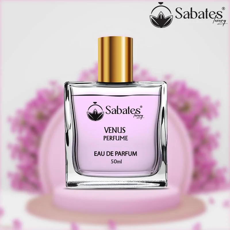Sabates Venus Eau De Perfume For Women 50ml 1.6 Fl.oz. | Long Lasting Aqua Fragrance For Women - Image 4