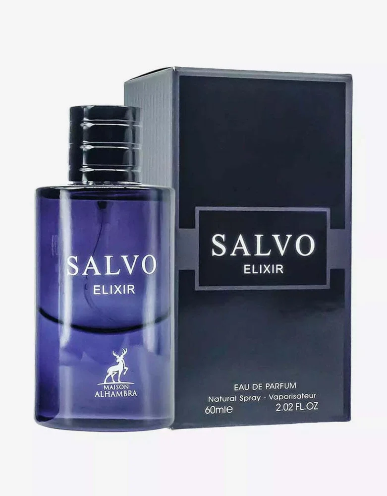 SALVO ELIXIR OF MAISON ALHAMBRA EAU DE PARFUM FOR MEN 60ML 2.0 FL.OZ. - Image 3