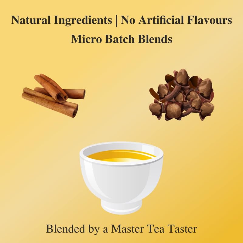 San-Cha Cinnamon & Clove Herbal Tea - 25 Biodegradable Pyramid Tea Bags | Soothing & Relaxing - Caffeine Free, Environment Friendly - Image 4