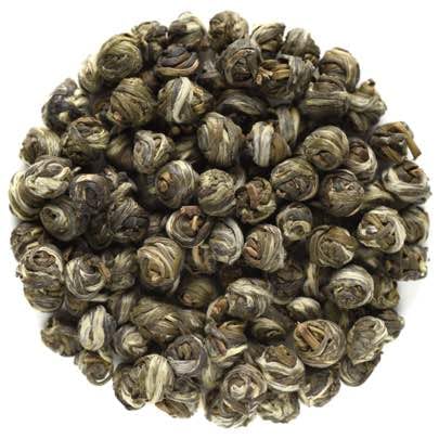 San-Cha Jasmine Dragon Pearls China Green Tea - 50gm, 1.7 Ounce | Sweet Floral Notes - Environment Friendly & Made In Corn Fiber | Low Caffeine - Image 2