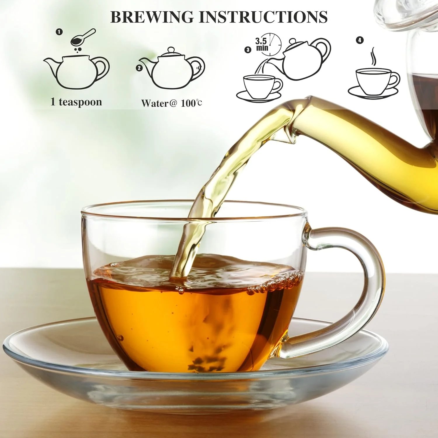 San-Cha Silver Needles Moroccan Mint White Tea - 75gm, 2.6 Ounce | Environment Friendly, Hand Plucked - Low Caffeine, Richest In Antioxidants - Image 5