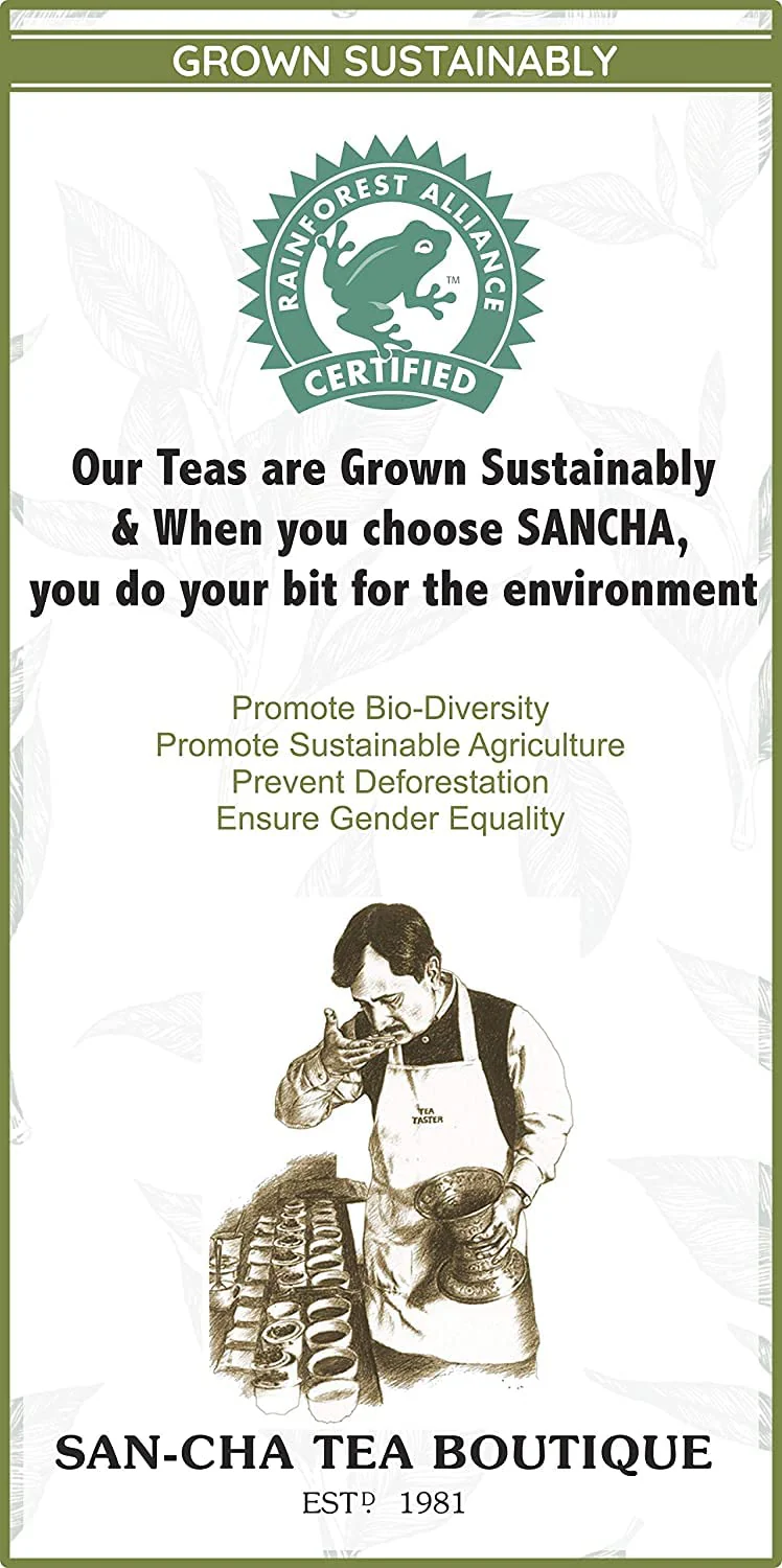 San-Cha The English Breakfast Tea Blend - 25 Silky Tea Bags | Full Bodied Tea With Woody Notes - Rich Flavor Whole Leaf Assam Tea | Medium Caffeine Loose Tea Leaf - Image 3