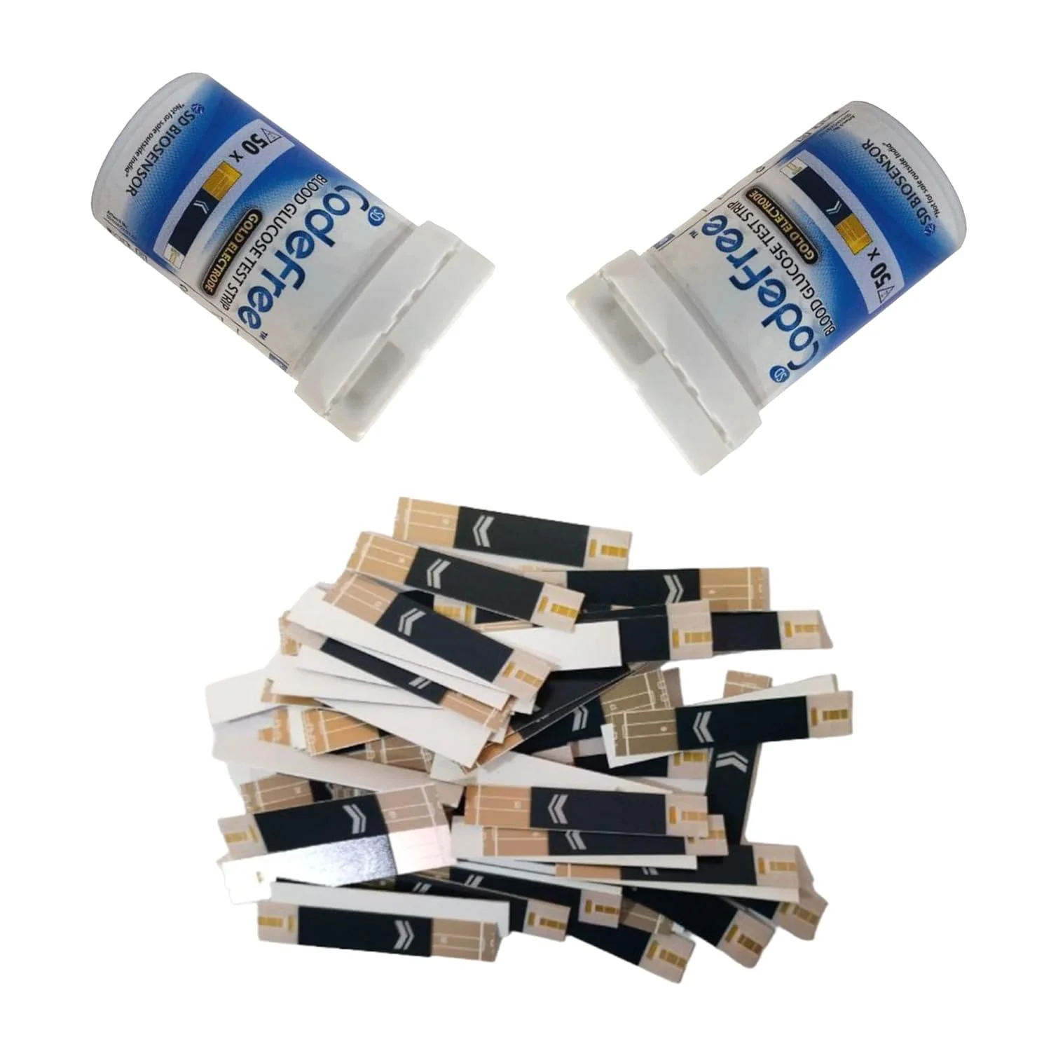 SD Codefree Blood Glucose Test Strips (Pack of 100) - Glucometer Strips - Image 4