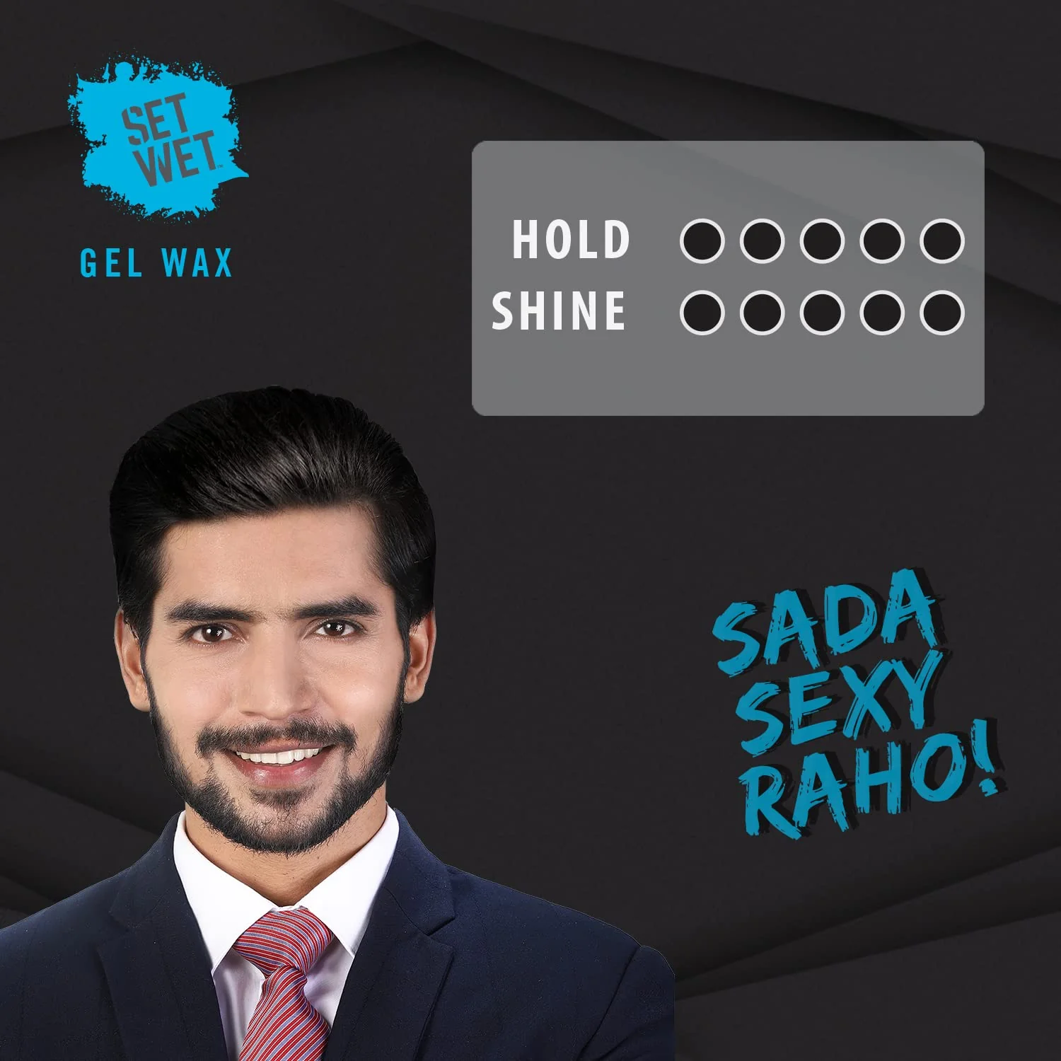 Set Wet Hair Wax Gel Wax 60gm 2.1 Oz. & Set Wet Hair Spray Extreme Hold 200ml 6.7 Fl.oz. - Image 3