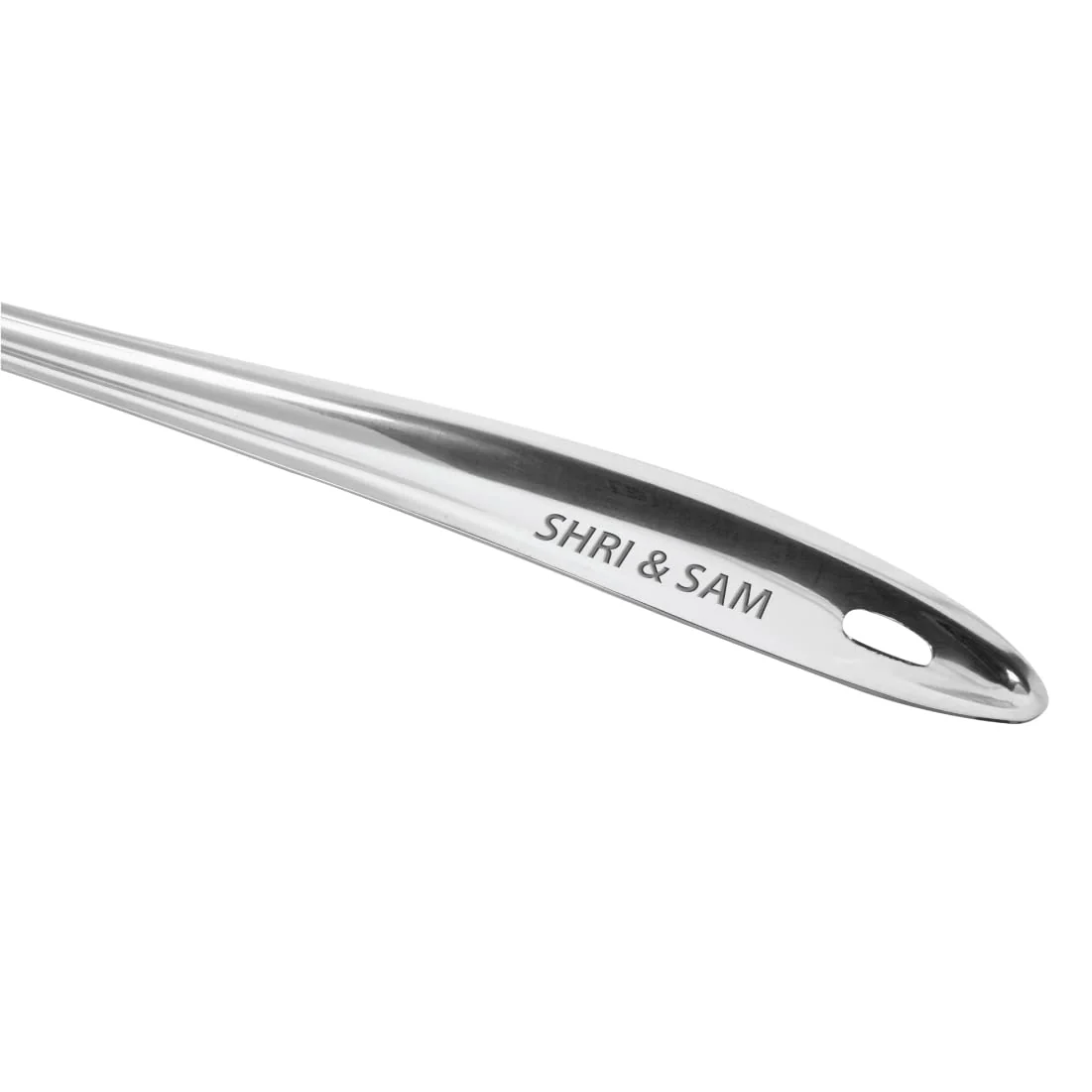 Silver Stainless Steel Sigma King Medium Plain Turner, 28.5 Cm | Easy To Clean & Dishwasher Safe - Image 4