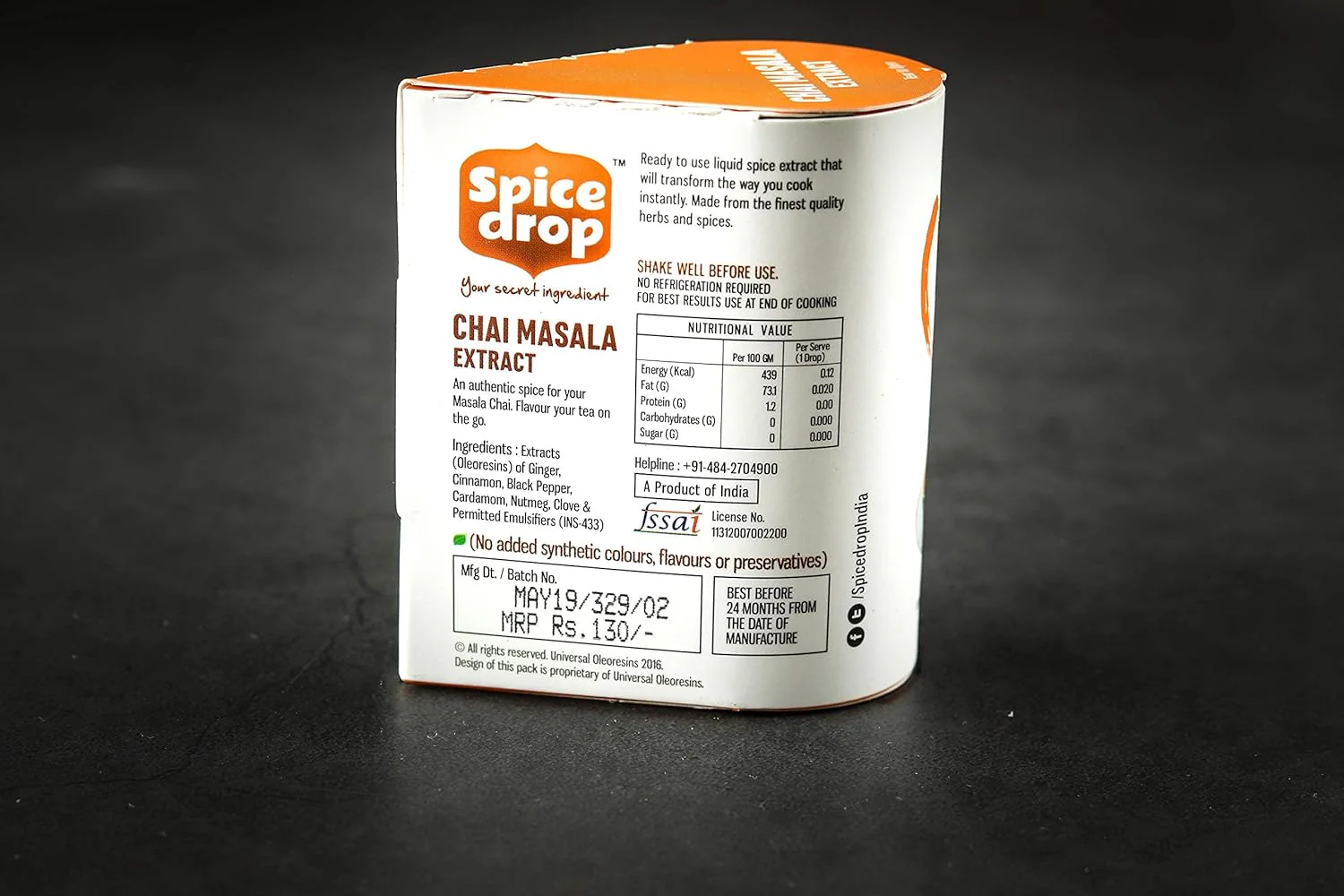 Spice Drop Chai Masala Extract - 540 Cups, Pack Of 3 X 5ml, 0.1 Fl.Oz. Each | Contains Cardamom, Ginger & Black Pepper - Tea Masala Drops | GMO Free, No Preservatives, Gluten Friendly - Image 4