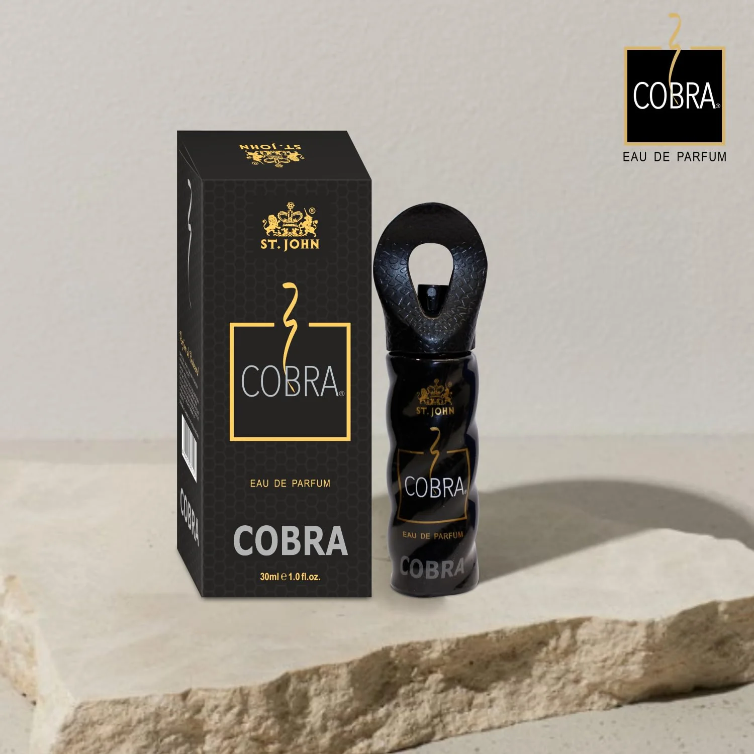 St. john Cobra Live + Cool + Cool Deodorant Body Spray 450ml 15.2 Fl.oz. & Cobra Eau De Perfume 15ml 0.5 Fl.oz. | Perfect Gift Set For Men & Women - Image 5