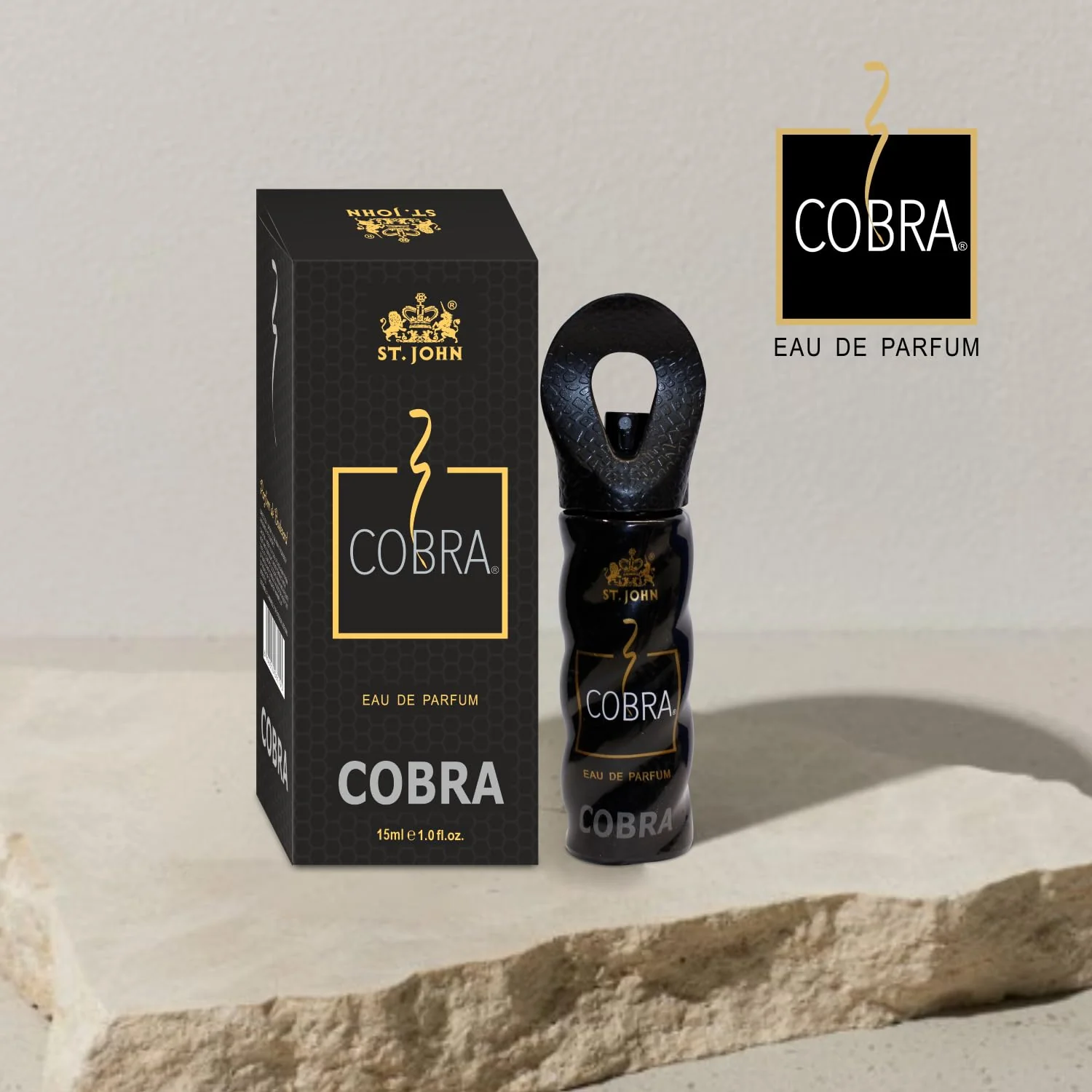 St. John Cobra Live Deodorant Body Spray 300ml 10.1 Fl.oz. & Cobra Eau De Perfume 15ml 0.5 Fl.oz. Pack Of 3 For Unisex - Image 3