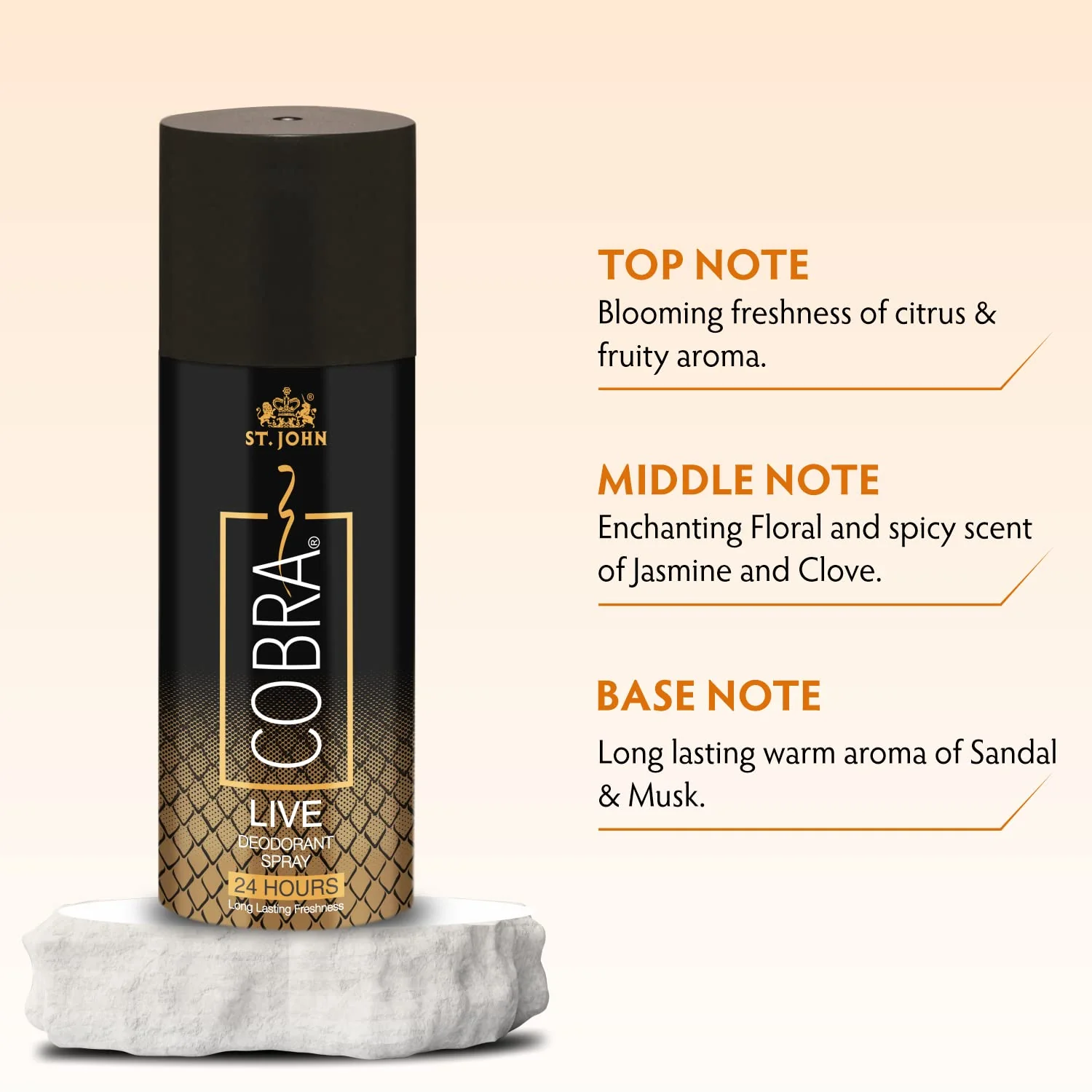 St. john Cobra Sports , Sports ,cool & Live Deodorants Body Spray 600ml 20.2 Fl.oz. Pack Of 4 | For Unisex Perfect For Dailywear Perfume - Image 3