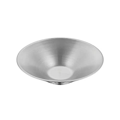 Stainless Steel Conic Hammered Double Wall Salad Bowl - 21cm, Silver | Hammered Salad Katora - Rust Free & Dishwasher Friendly - Image 4