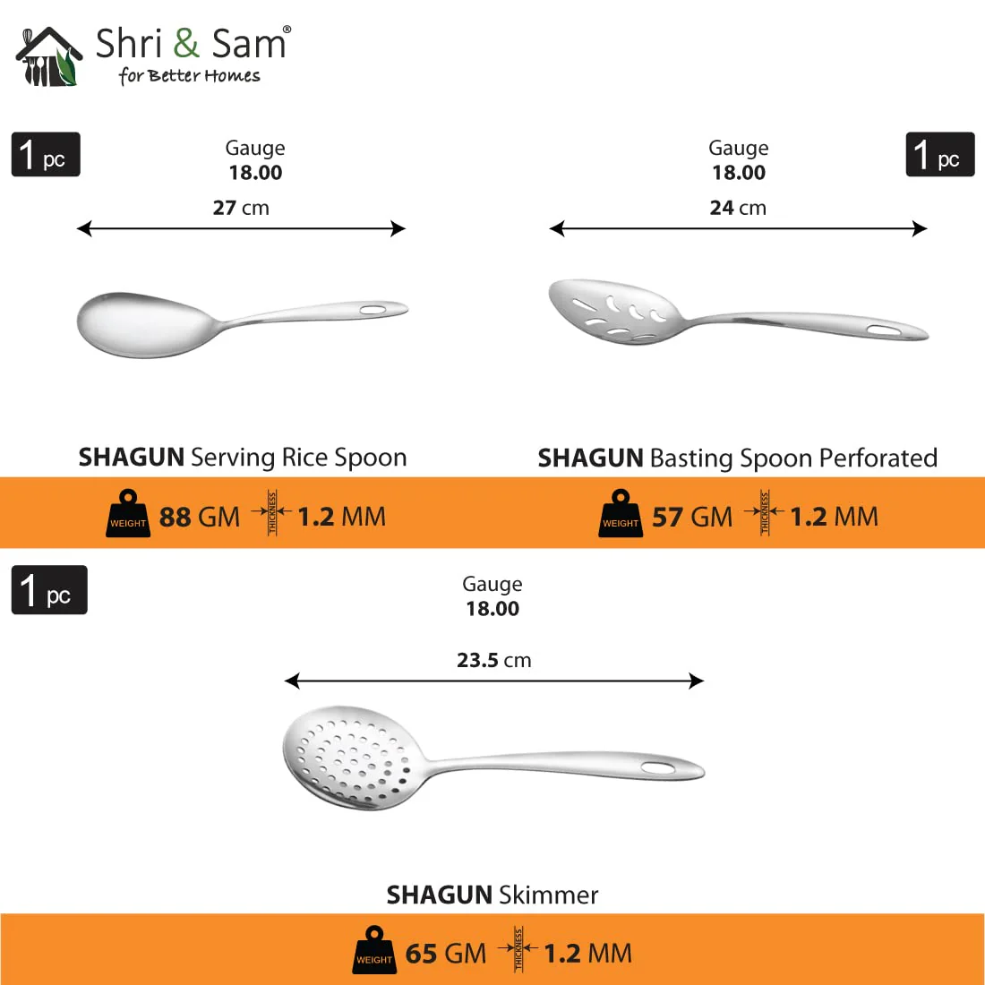 Stainless Steel Shagun Solid Dinner Set Of 51 Pcs, Silver | Easy To Clean - Dishwasher Safe - Image 5