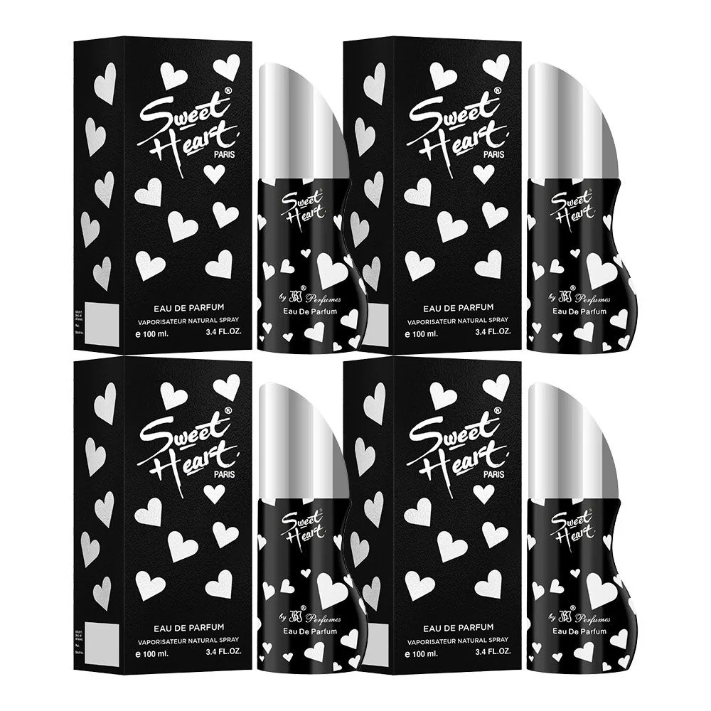 Sweet Heart Black Eau De Perfume 4pcs 400ml 13.5 Fl.oz. - Image 2