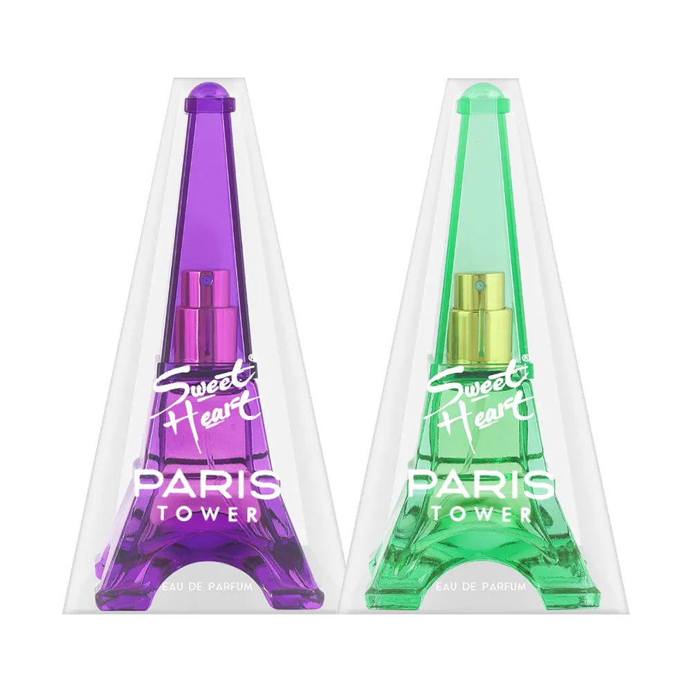 Sweet Heart Green And Purple Paris Tower Eau De Parfum 2pcs 80ml 2.7 Fl.oz. - Image 4