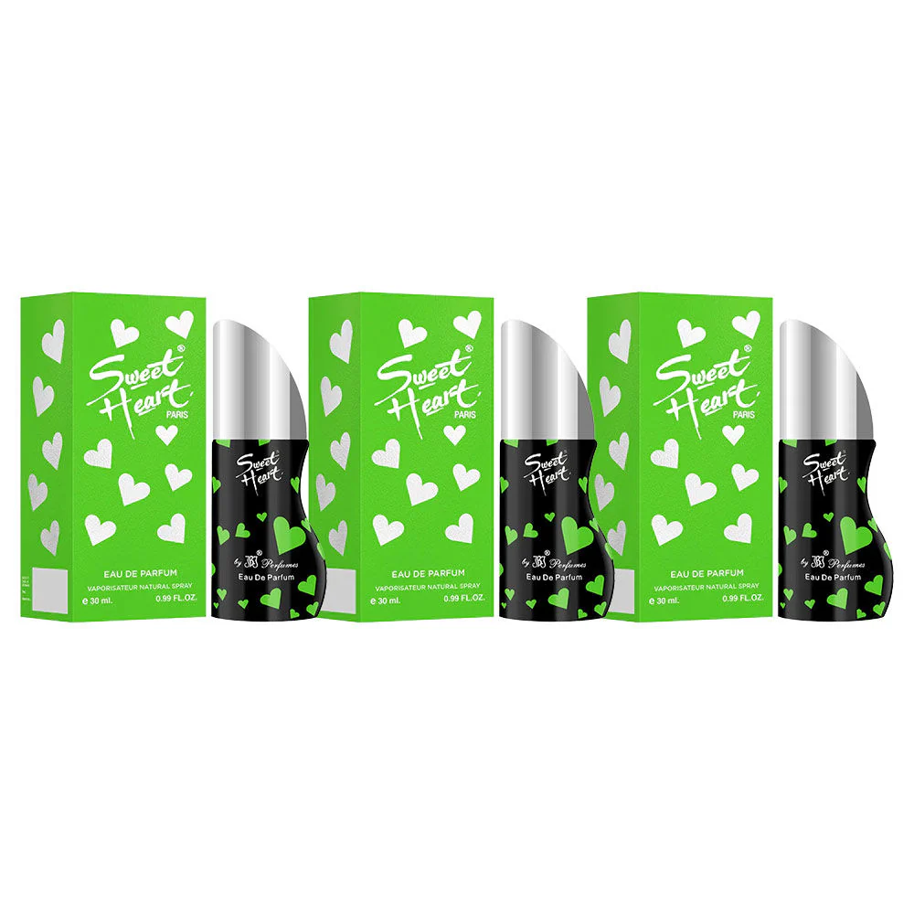 Sweet Heart Green Eau De Perfume 3pcs 90ml 3.0 Fl.oz. - Image 3