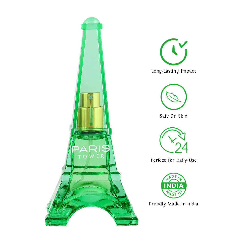 Sweet Heart Green Paris Tower Eau De Parfum 70ml 2.3 Fl.oz. - Image 4