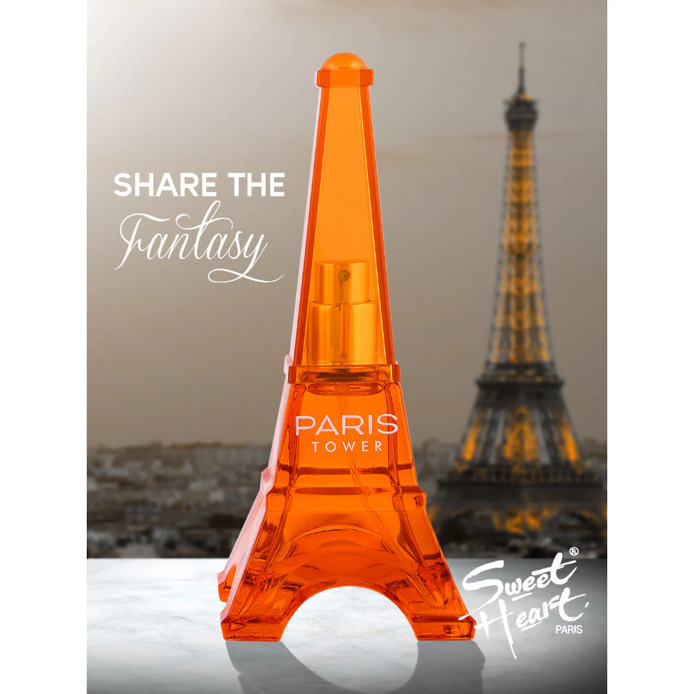 Sweet Heart Orange Paris Tower Eau De Parfum 70ml 2.3 Fl.oz. - Image 3
