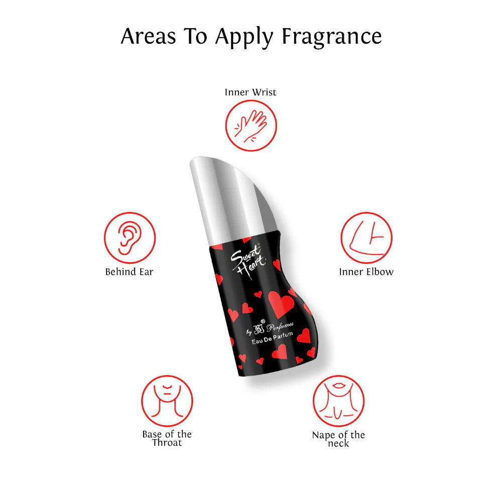 Sweet Heart Red Eau De Parfum 100ml 3.4 Fl.oz. - Image 4