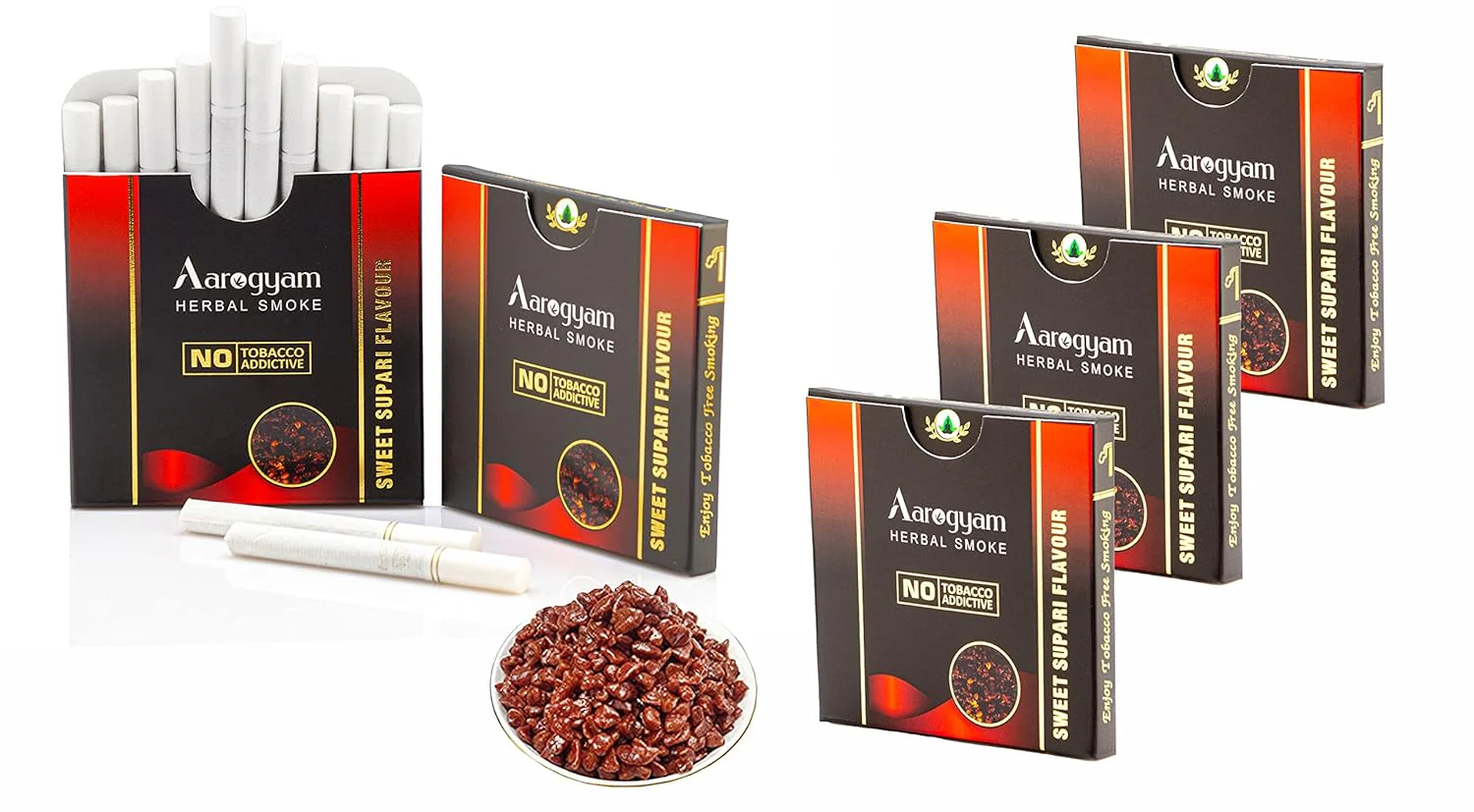 Sweet Supari Cigarette For Relieve Stress & Mood Enhance - 10 Sticks In Each Packet | No Bad Smell, Non Addictive, No Harmful - Tobacco & Nicotine Free - Image 3