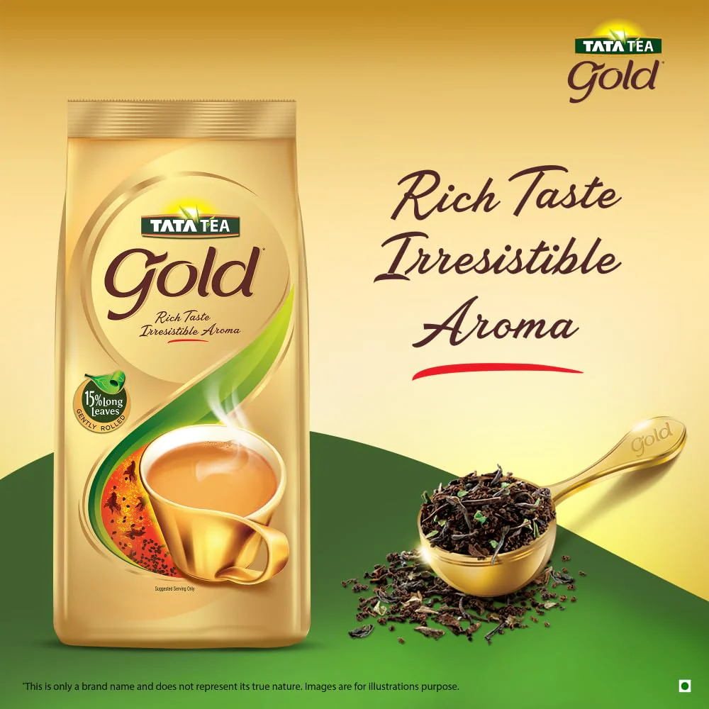 Tata Tea Gold Premium Assam Masala Tea - 500gm, 17.6 Ounce | Gently Rolled Aromatic Long Loose Leaves - Rich & Aromatic Chai Black Tea - Image 3