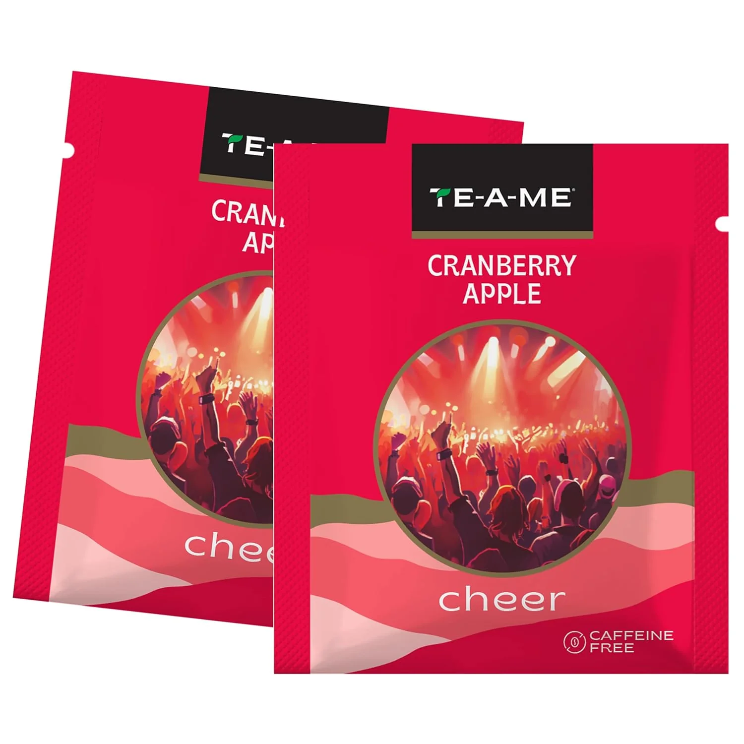 TE-A-ME Cranberry Apple Cheer Tea - Pack Of 3 X 25 Infusion Tea Bags | Reduces Wrinkles, Fine Lines - Caffeine Free, Sugar Free | Enjoy Hot Or Cold Tea - Image 2