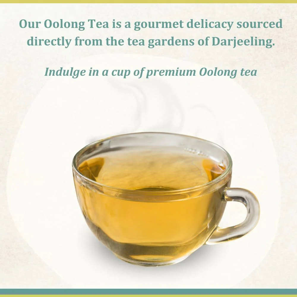 Tea And Twigs Oolong Darjeeling Tea - 50gm, 1.7 Ounce | Rich In Antioxidants, Refreshing Flavor - Low Caffeine, No Artificial Colors, Gluten Free - Image 2