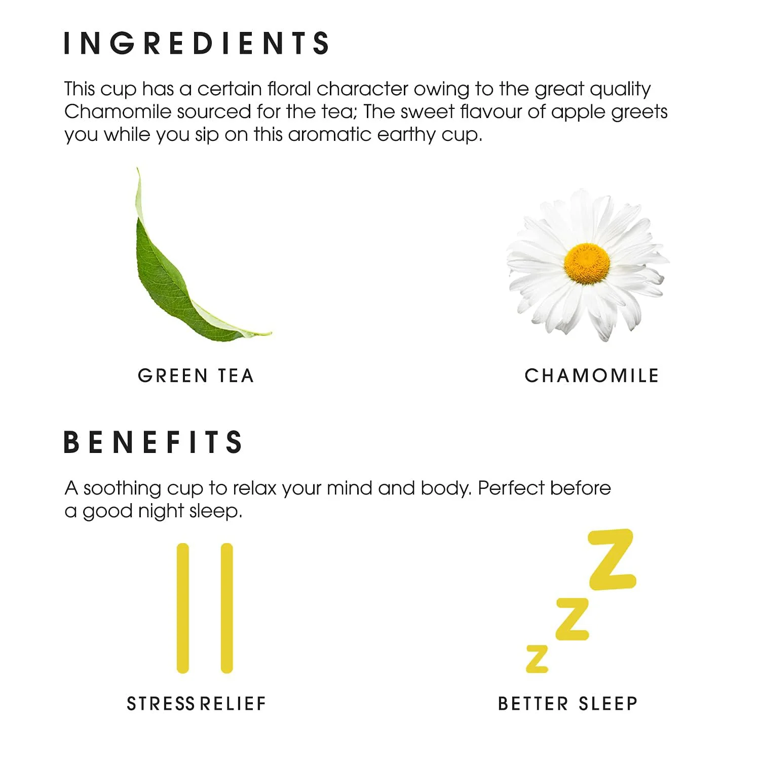 Teabox Premium Chamomile Green Tea - 25 Pyramid Tea Bags | 100% Whole Leaf Green Tea From The Himalayas - Low Caffeine, 0% Bitterness - Image 4