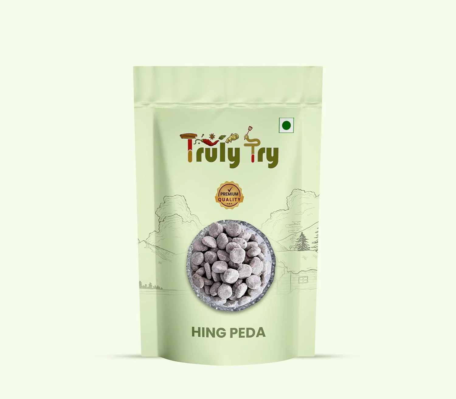 Truly Try Hing Peda 1kg, | Good For Digestion | Pouch Pack