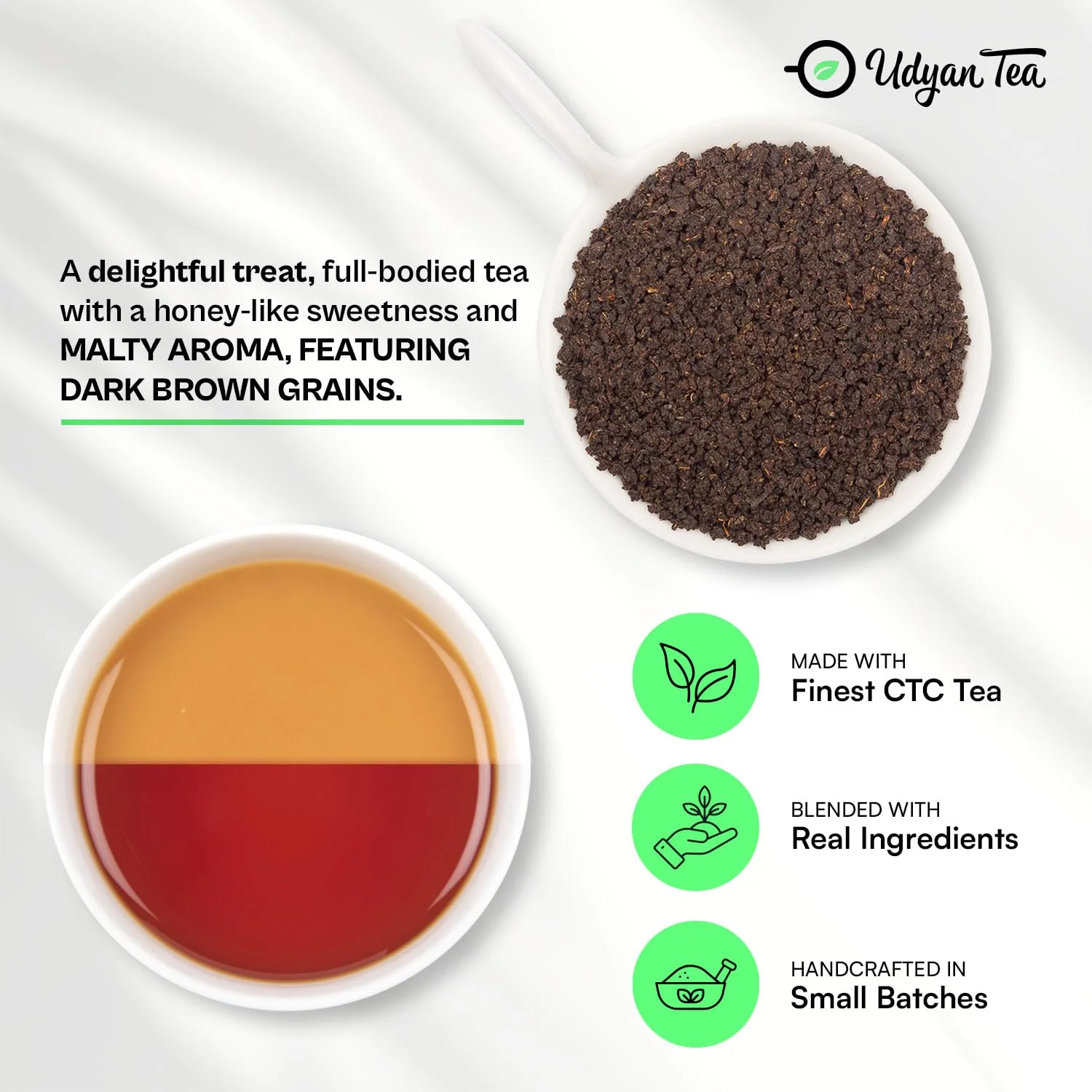 Udyan Tea Assam Exotic Chai - 100gm, 3.5 Ounce | Rich & Flavorful Chai - Premium Blend Of Fresh Tea Leaves | Traditional Indian Recipe - Natural Ingredients, High Caffeine Tea Leaf - Image 3