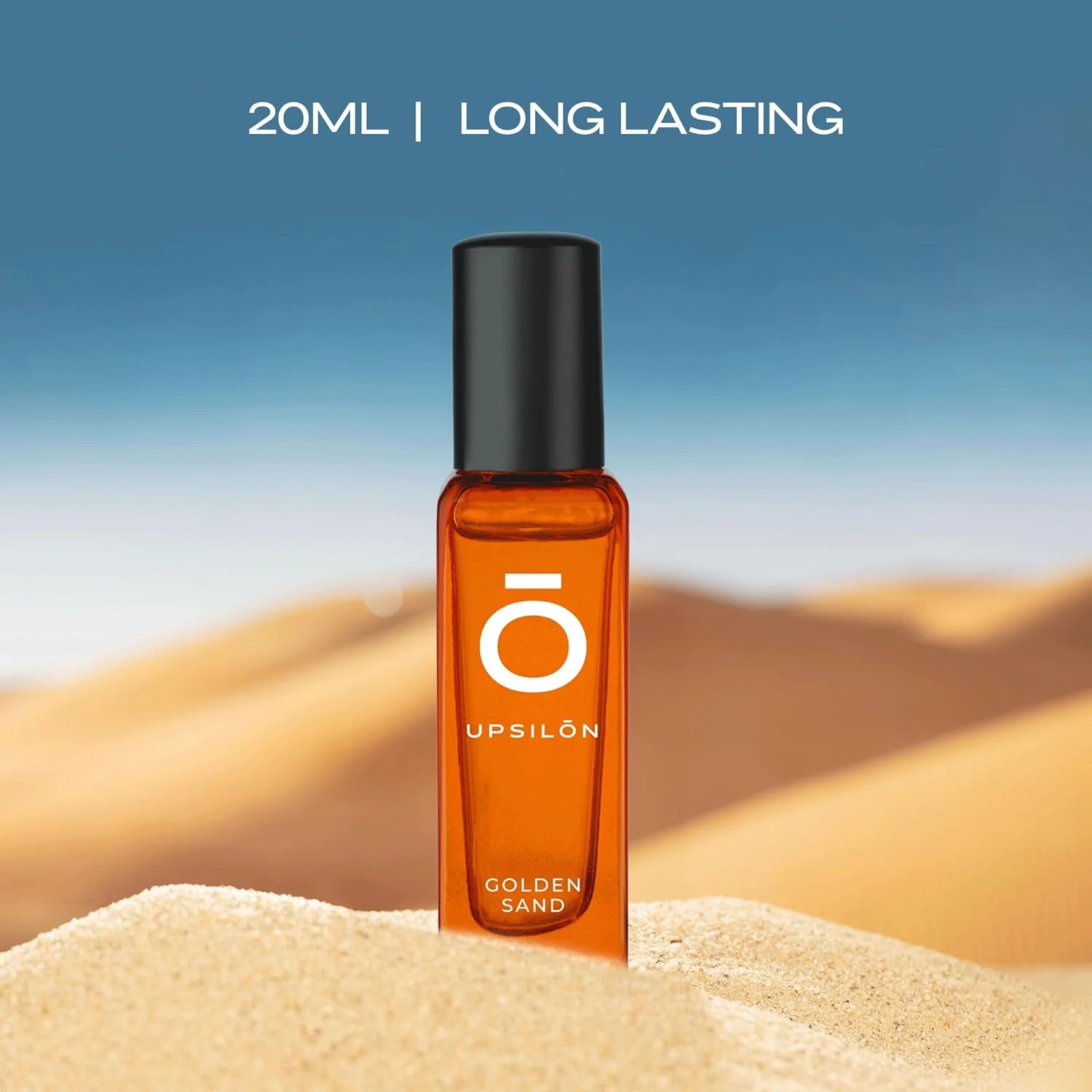Upsilon Golden Sand Eau De Parfum For Men 20ml 0.6 Fl.oz. Long Lasting Fresh & Powerful Fragrance | Travel Friendly - Image 5