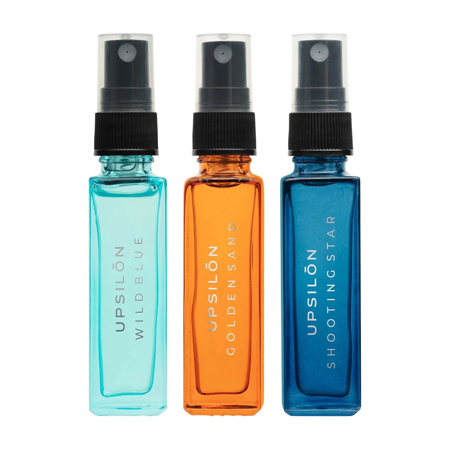 Upsilon Seize The Scent Eau De Parfum For Men 3x 0.27 Fl.oz. | Wild Blue + Golden Sand + Shooting Star | Combo Of Long-Lasting Pocket Perfumes - Image 2