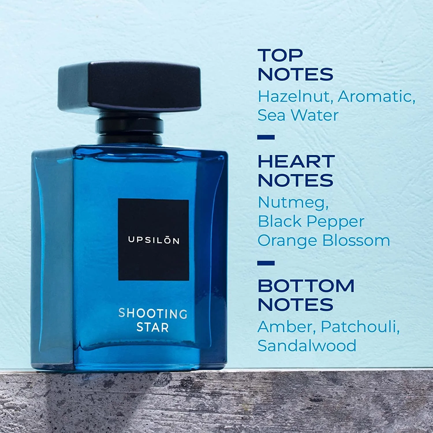 Upsilon Shooting Star + Golden Sand Eau De Parfum For Men 100ml 3.4 Fl.oz. Each Pack Of 2 | Travel Friendly | Luxury Scent - Image 4
