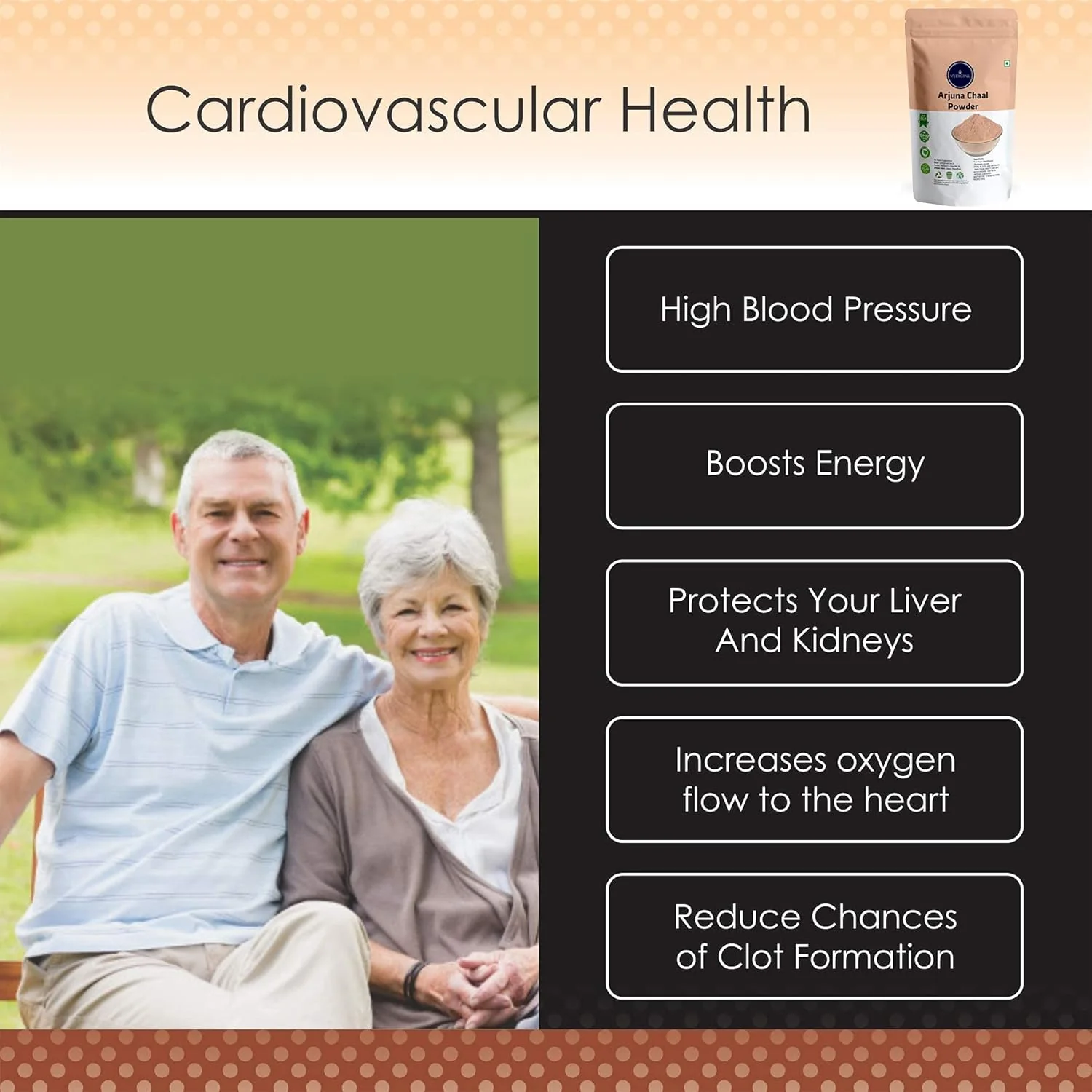 Vedicine Arjun Chaal Bark Powder Terminalia Arjuna, Helps In The Proper Functioning Of The Heart, Reduce The Levels Of High Blood Pressure | 100gm 0.2lbs - Image 2