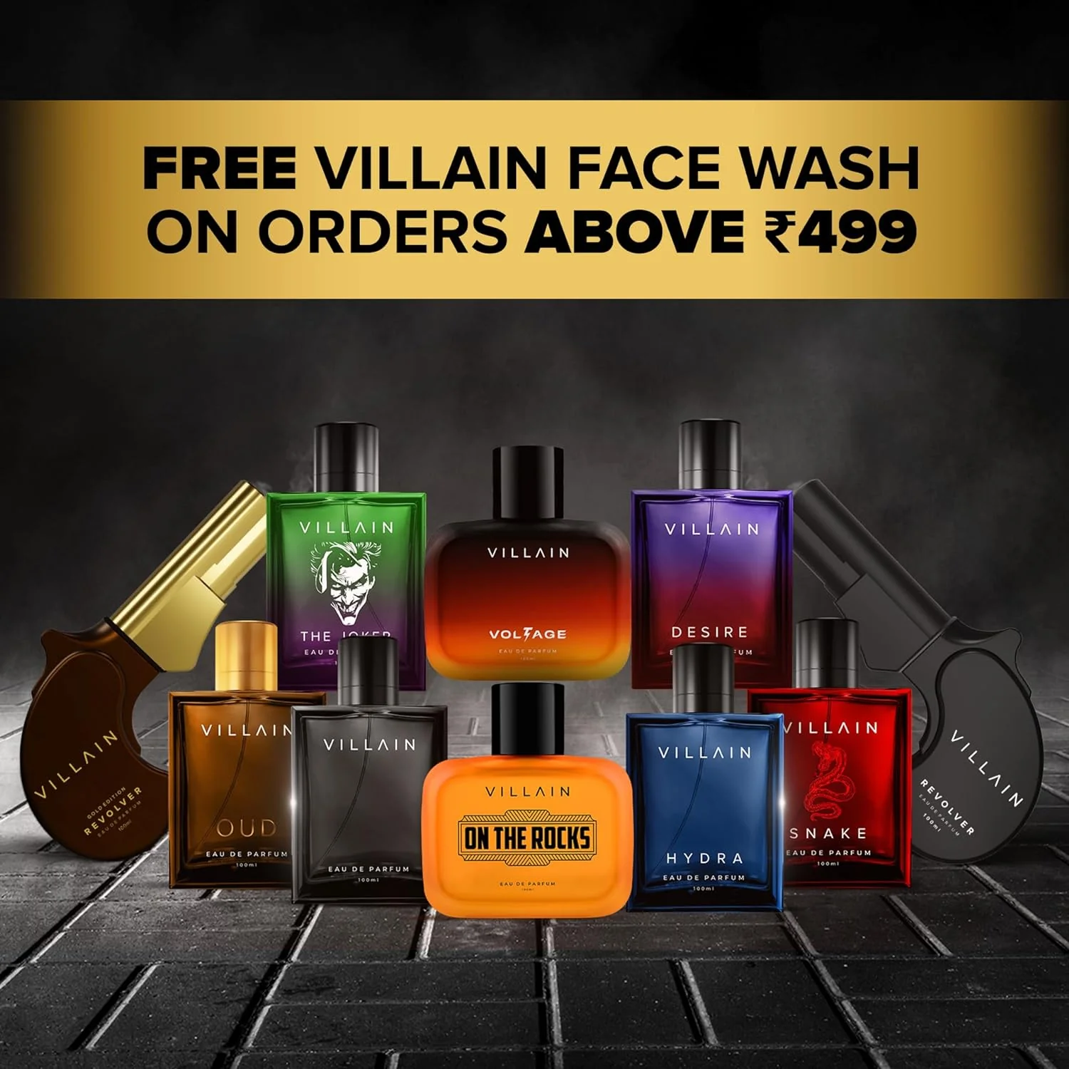 Villain Snake Eau De Parfum 100ml 3.4 Fl.oz. Strong, Smoky, Sexy & Masculine Fragrance | Best Gift For Men - Image 9