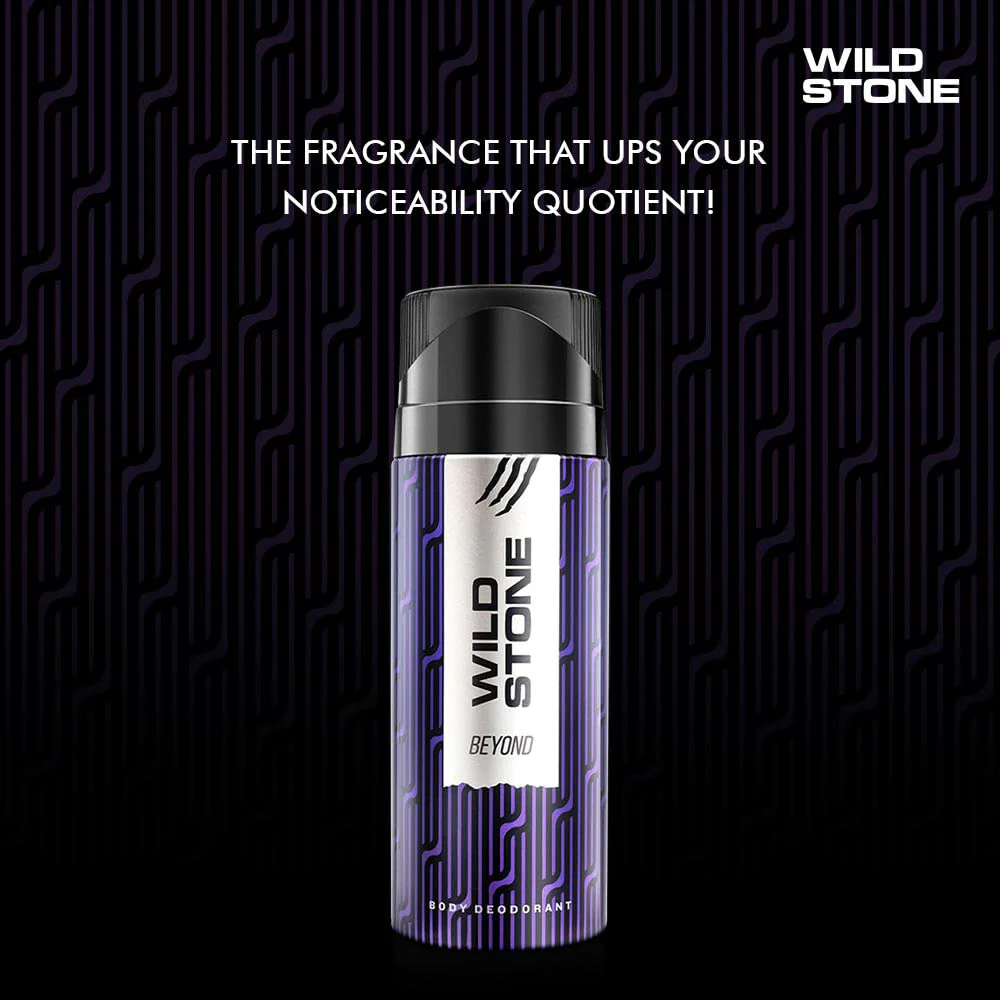 Wild Stone Beyond Deodorants Body Spray 300ml 10.1 Fl.oz. Pack Of 2 | Best For Brother Gift - Image 7