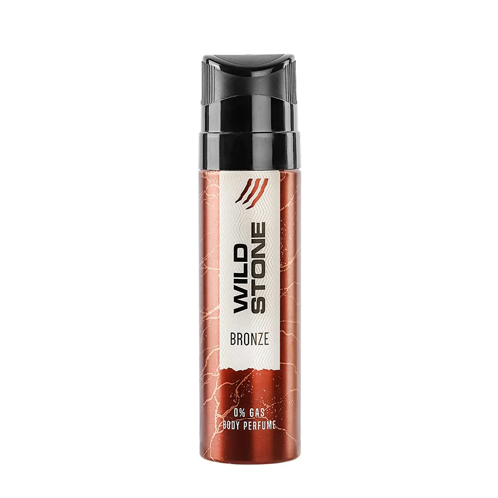 Wild Stone Bronze Pefume Men No Gas Body Spray 120ml 4.0 Fl.oz. | Perfect For Officewear - Image 2